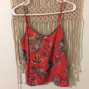 floral tank top